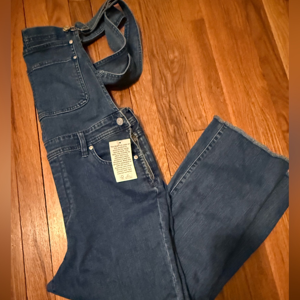 Martha Stewart Dark Blue Denim Women’s Overalls - Picture 2 of 7